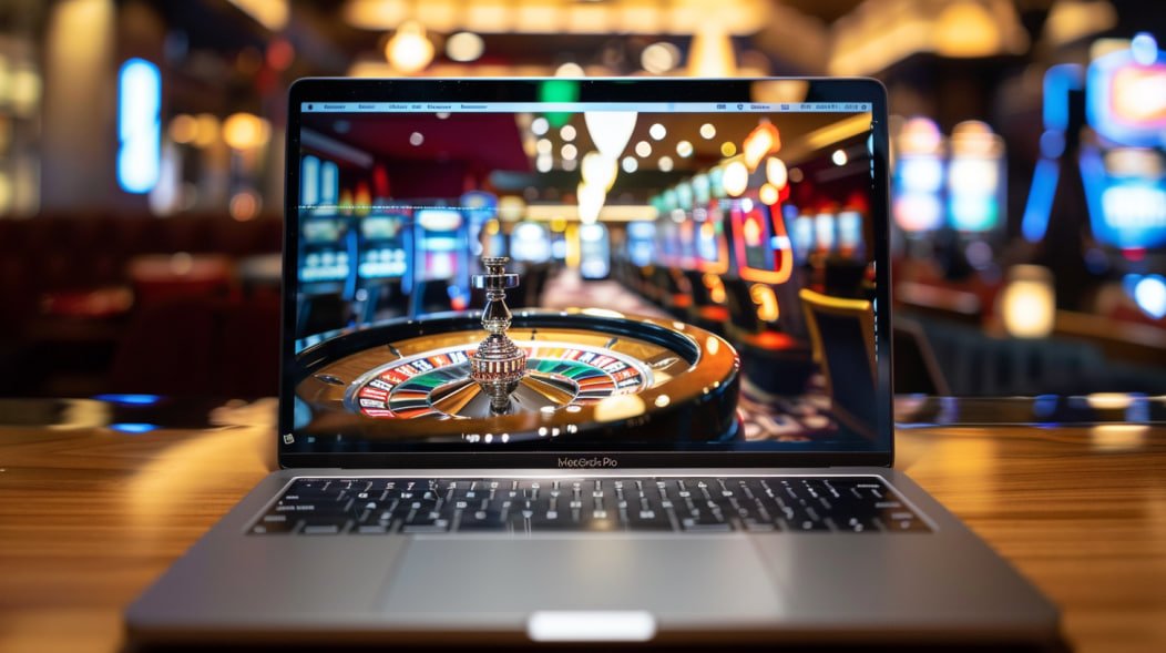 Ilustrasi perlindungan data dan privasi pengguna di platform hiburan online